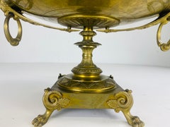19th century grand tour classical Italian bronze compote
