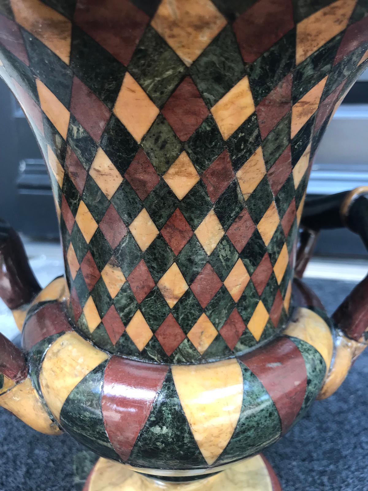 19th Century Grand Tour Inlaid Urn For Sale 6