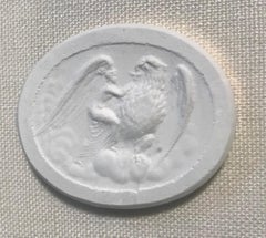 19th Century Grand Tour Intaglio Souvenir Cameo, 24-Karat Museum Framed