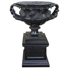 19th Century Grand Tour Italian Bronze Urn in the Style of Warwick