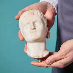 19th Century Grand Tour Marble Bust of Roman Emperor