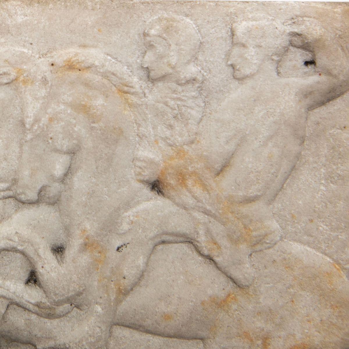 19th Century Grand Tour Marble Relief – Fragment of the Parthenon Frieze 1