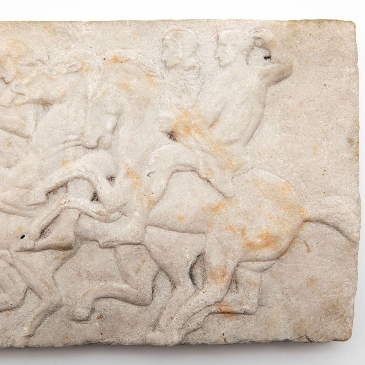 19th Century Grand Tour Marble Relief – Fragment of the Parthenon Frieze 2