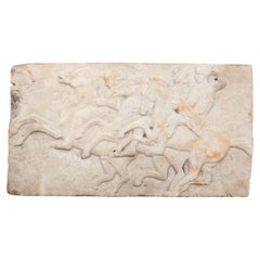 19th Century Grand Tour Marble Relief – Fragment of the Parthenon Frieze
