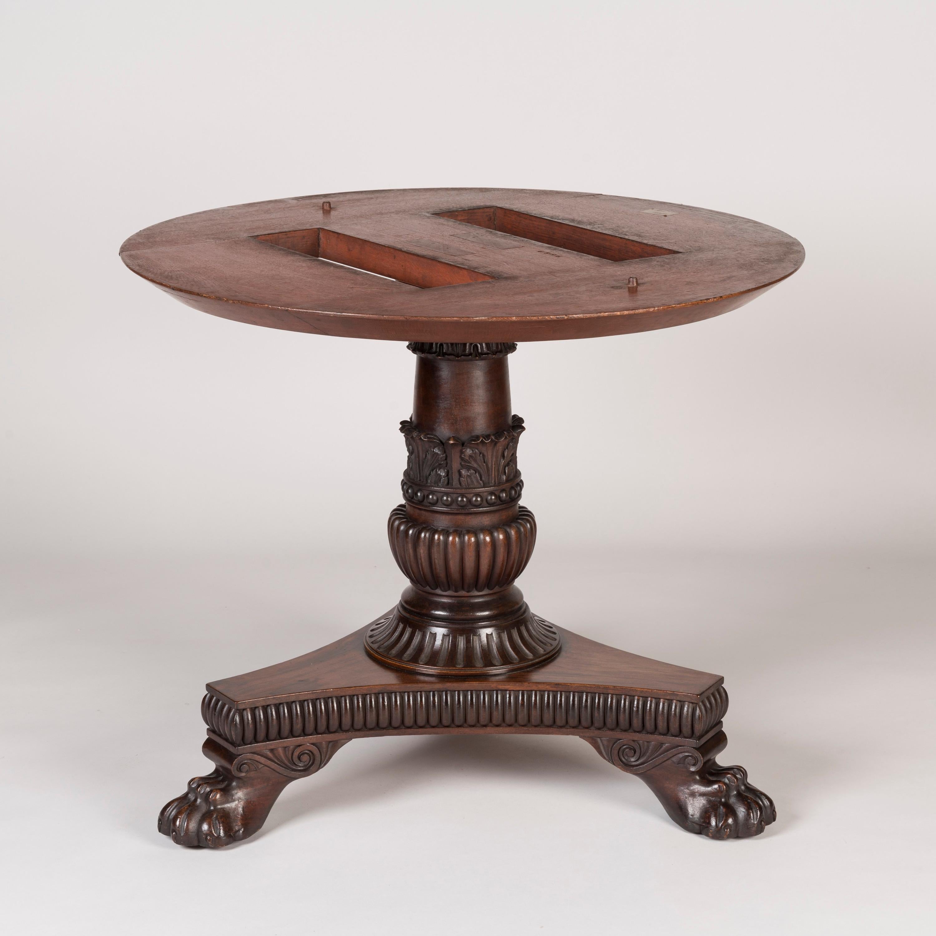 Italian 19th Century 'Grand Tour' Marble Top Table with Base attributed to Trotter For Sale