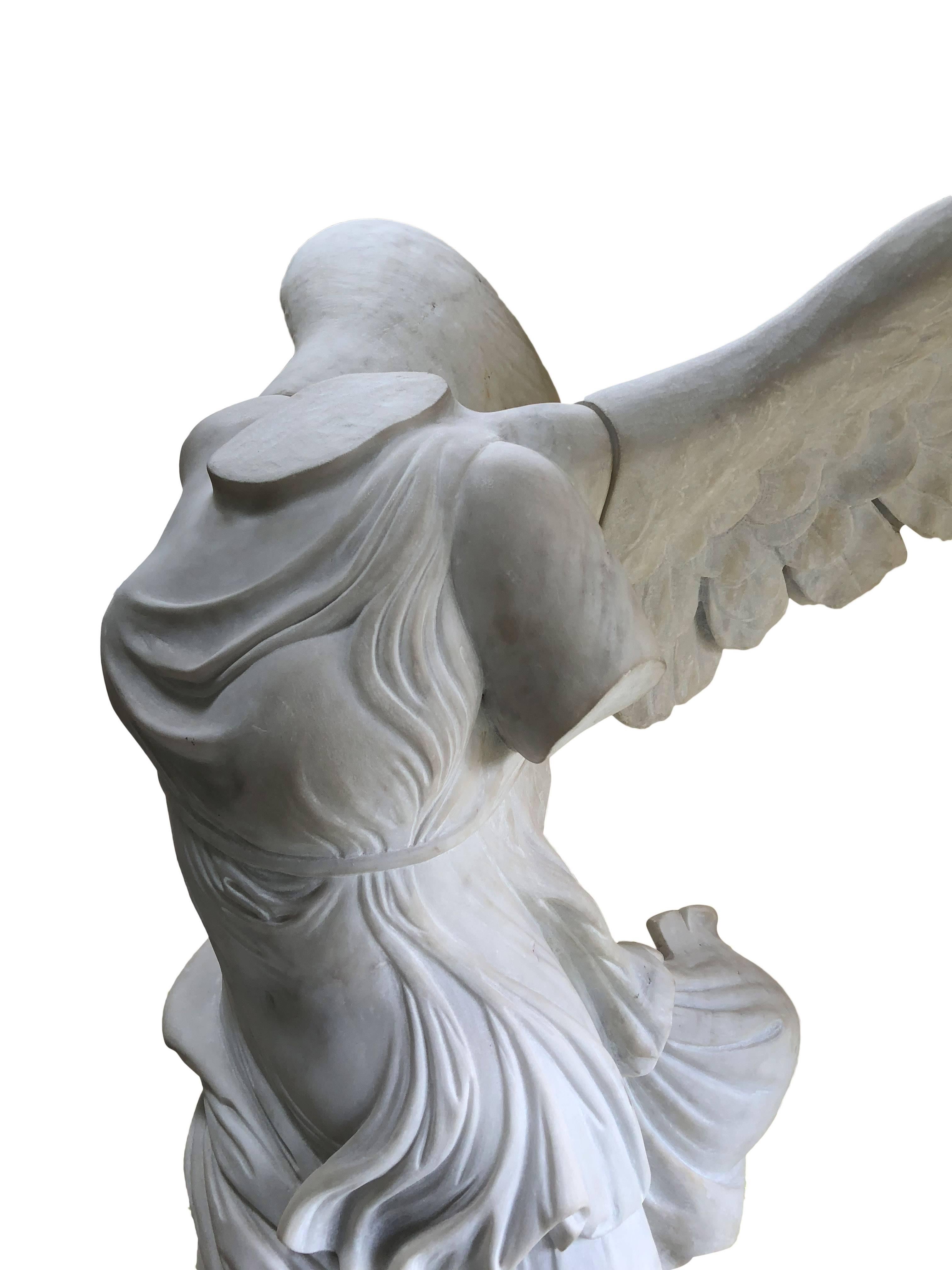 19th Century Grand Tour Marble Winged Victory 2