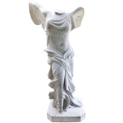 19th Century Grand Tour Marble Winged Victory