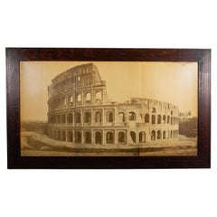 19th Century Grand Tour Photo Of The Roman Colosseum