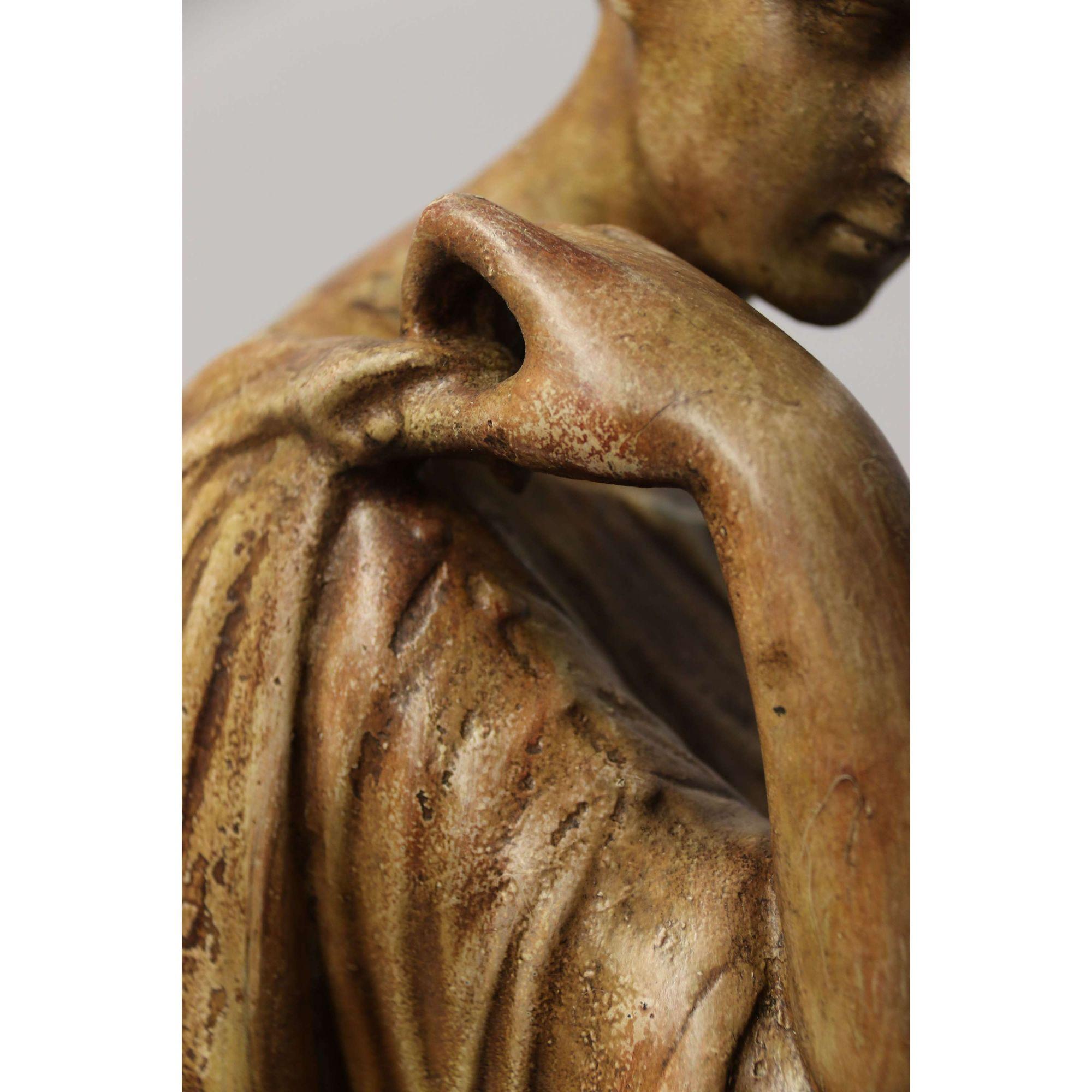 Figure en plâtre du 19e siècle représentant Dianne la chasseuse, datant d'environ 1870 en vente 7