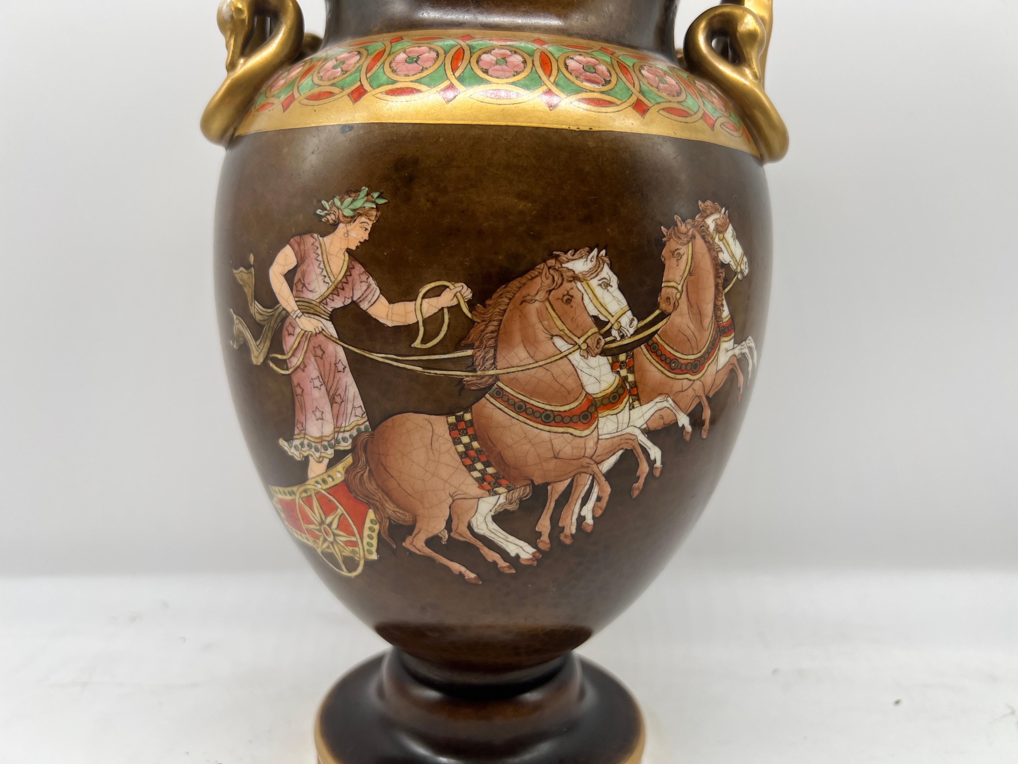 Néoclassique XIXe siècle, Vase de style Amphora Grand Tour Roman Revive d'après Thomas Hope en vente