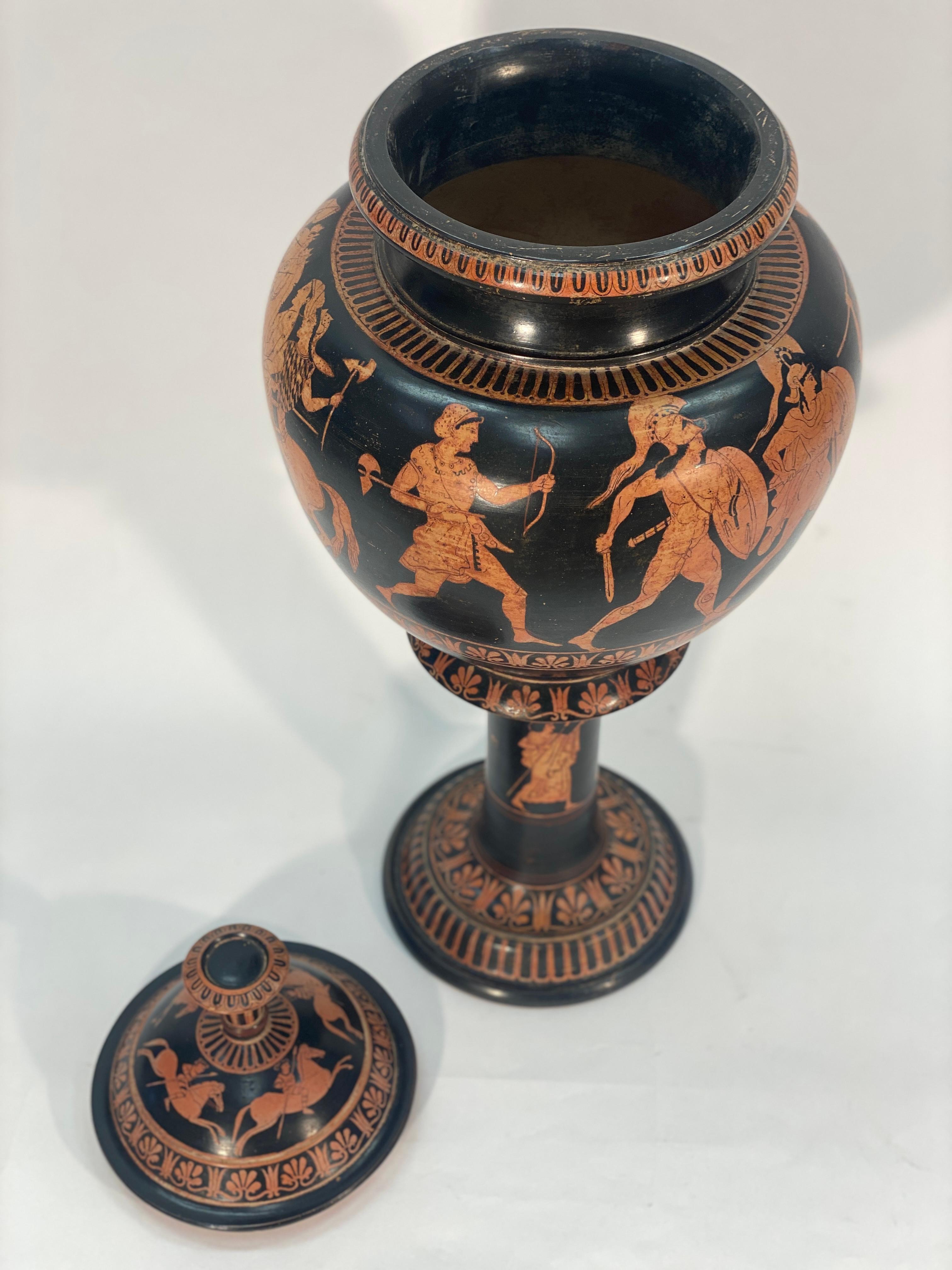 19th Century Grand Tour Style Greek Dinos Pottery 2
