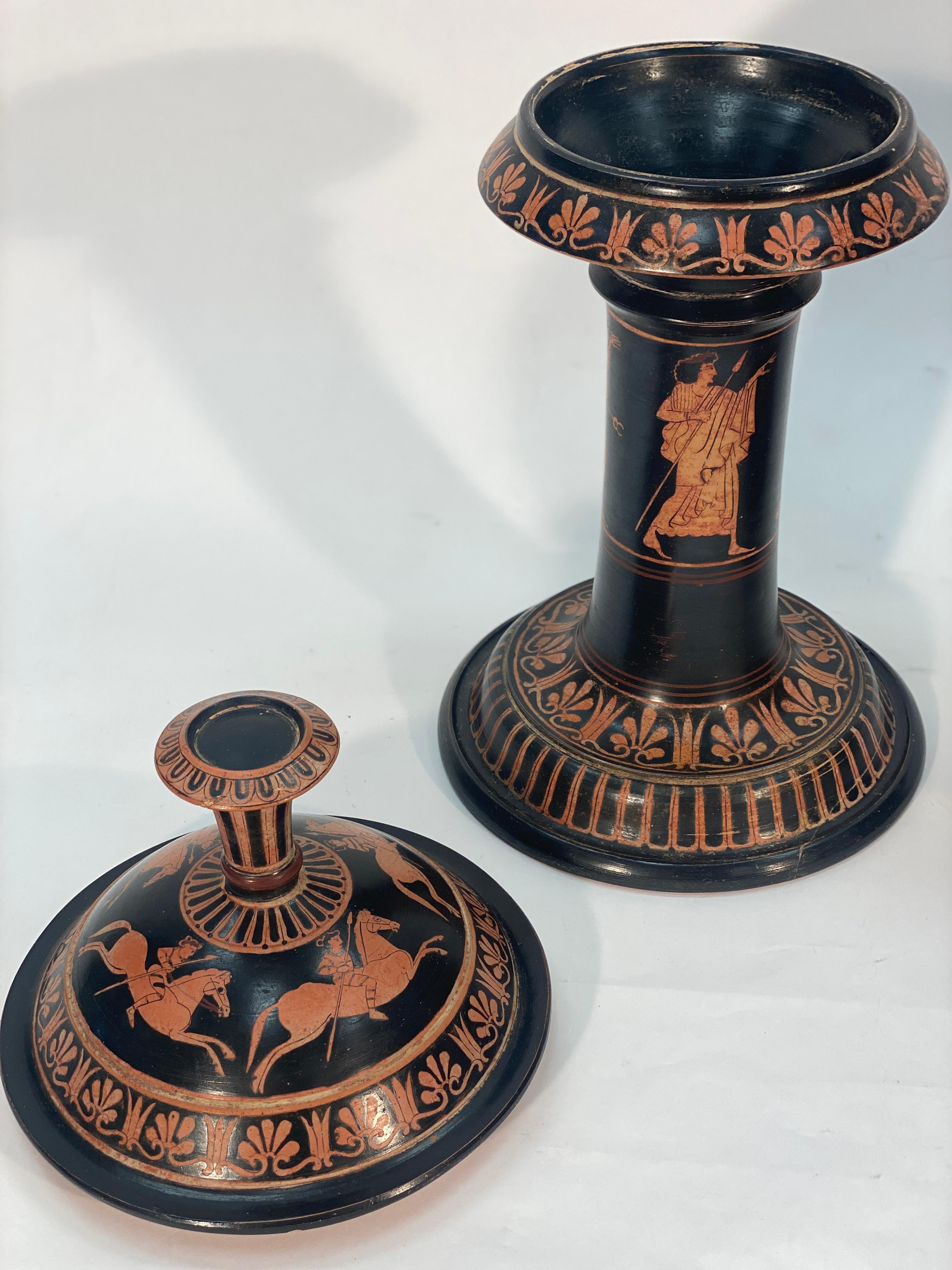 19th Century Grand Tour Style Greek Dinos Pottery 4