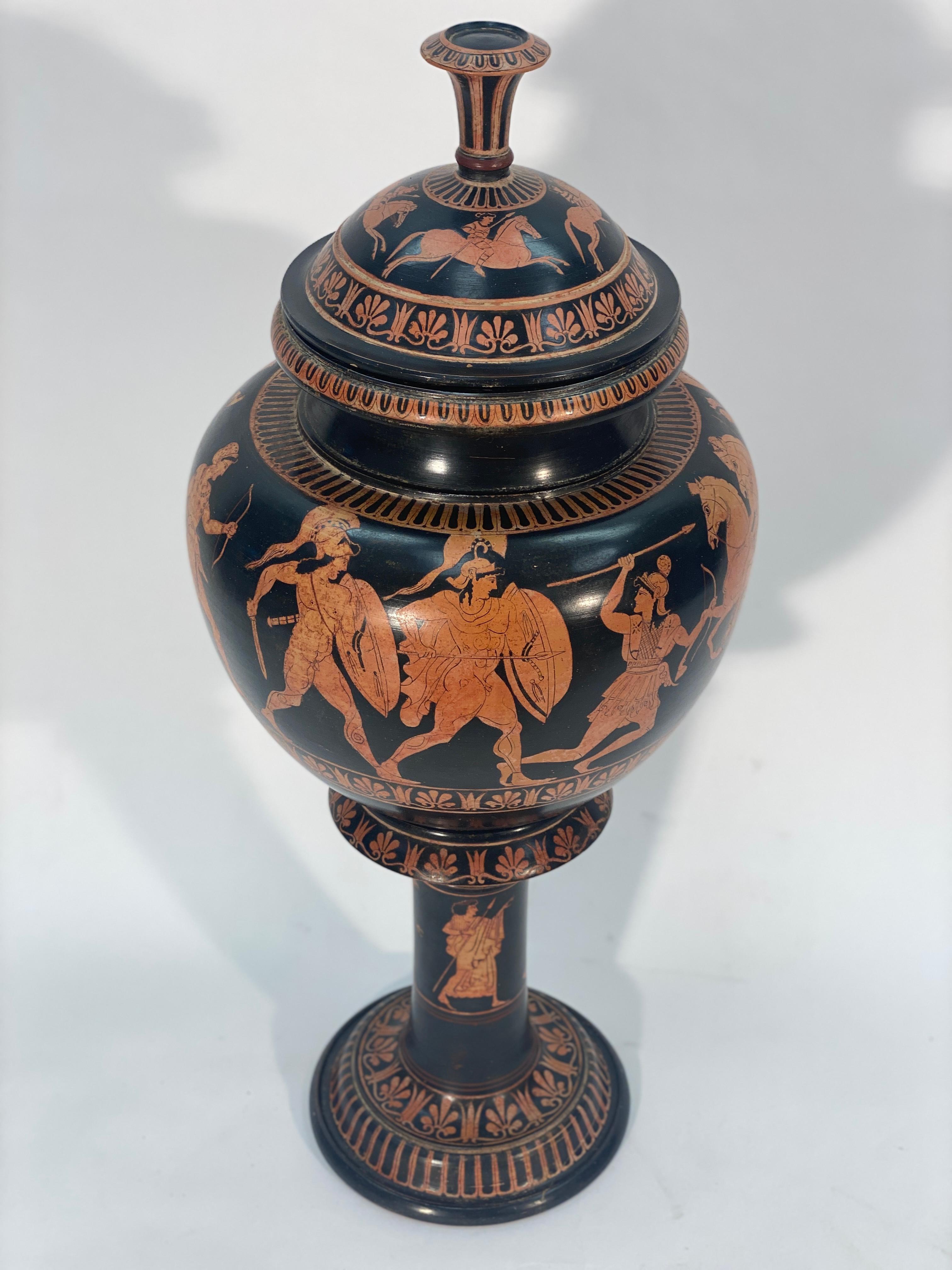 19th Century Grand Tour Style Greek Dinos Pottery 6