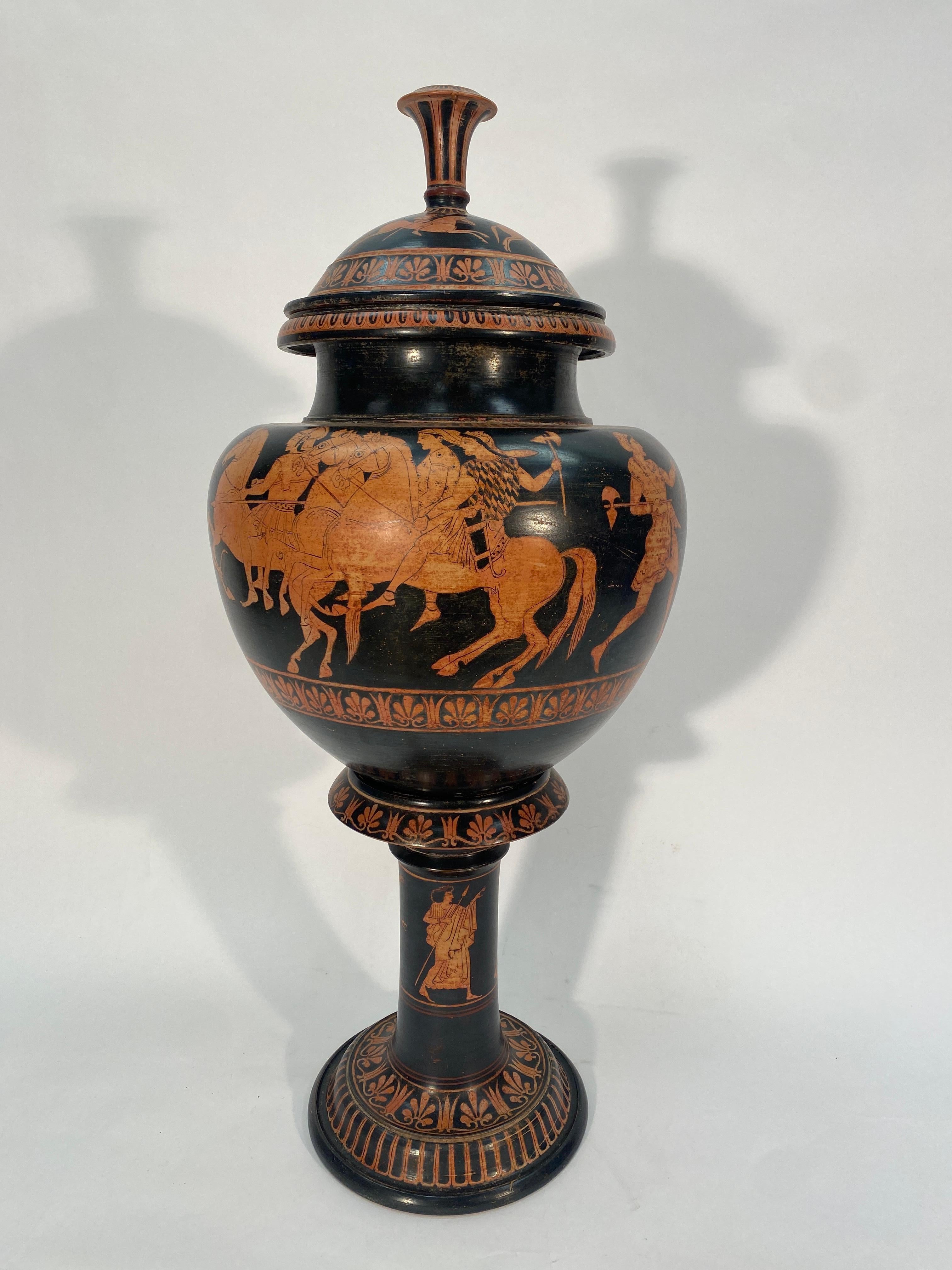19th Century Grand Tour Style Greek Dinos Pottery In Good Condition In Nashville, TN