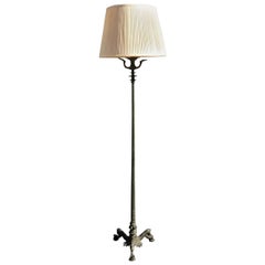 19th Century Grand Tour Verdigris Torcheres Converted to Floor Lamp