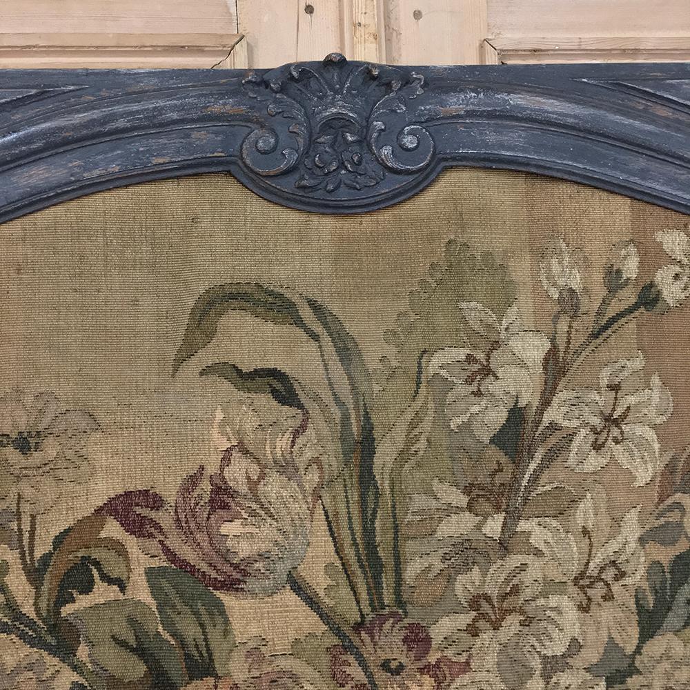 Luigi XIV Grand Trumeau del XIX secolo con arazzo Aubusson francese in vendita