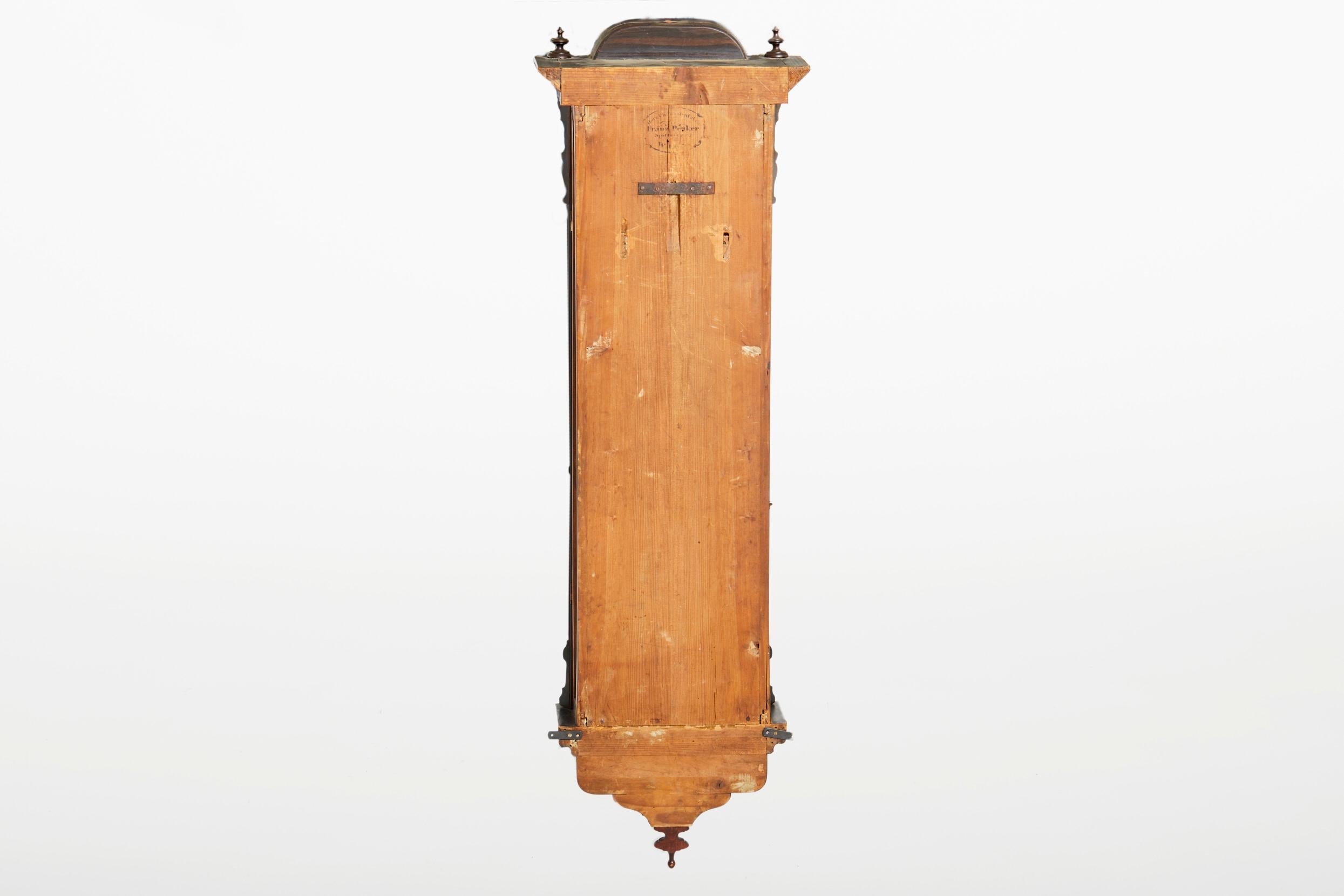 19th Century Grande Sonnerie Vienna Regulator Clock For Sale 4