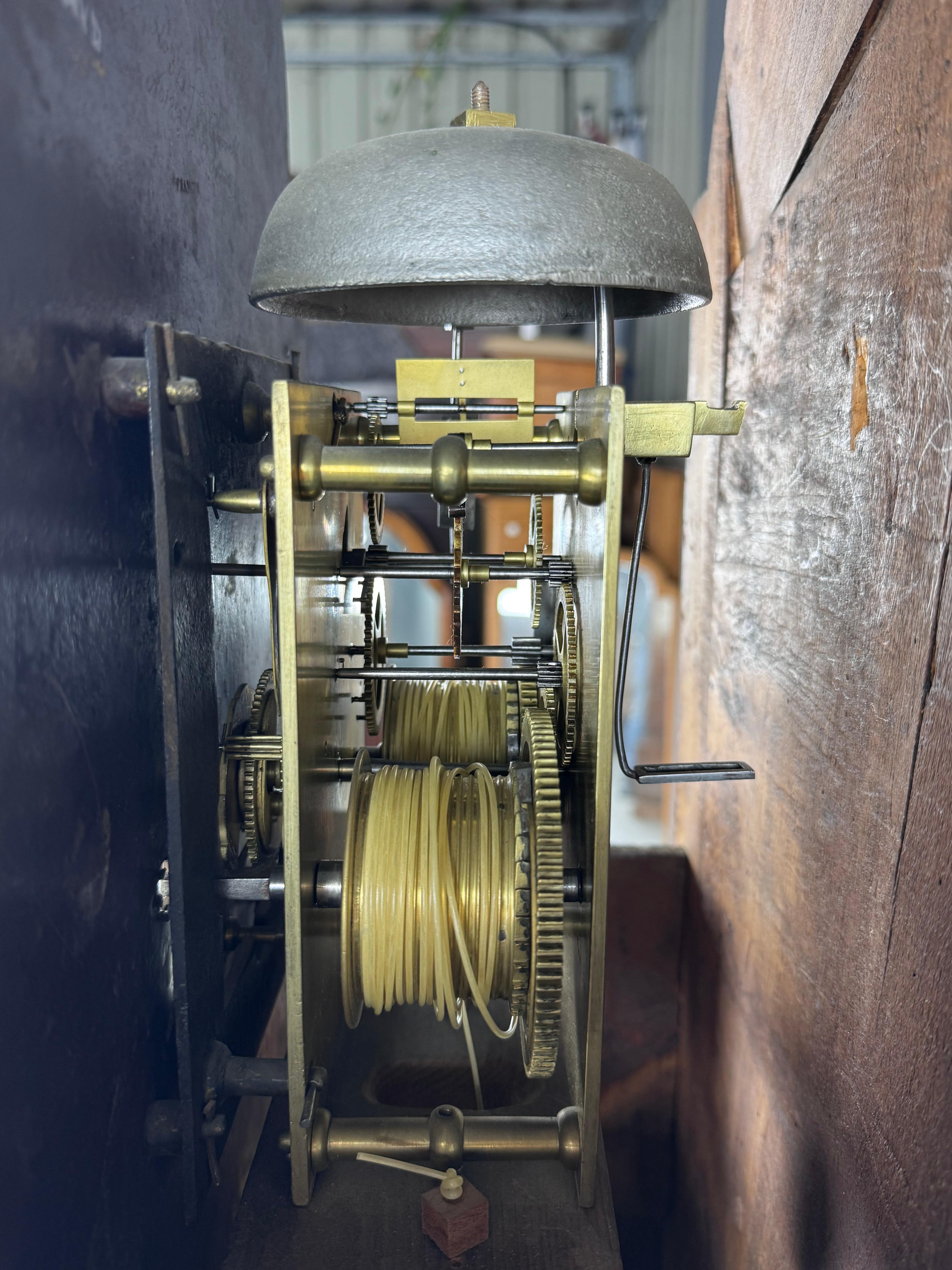19th century grandfather clock Thomas Smith Ridgewell In Good Condition In Chelmsford, GB