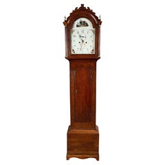 Antique 19th century grandfather clock Thomas Smith Ridgewell