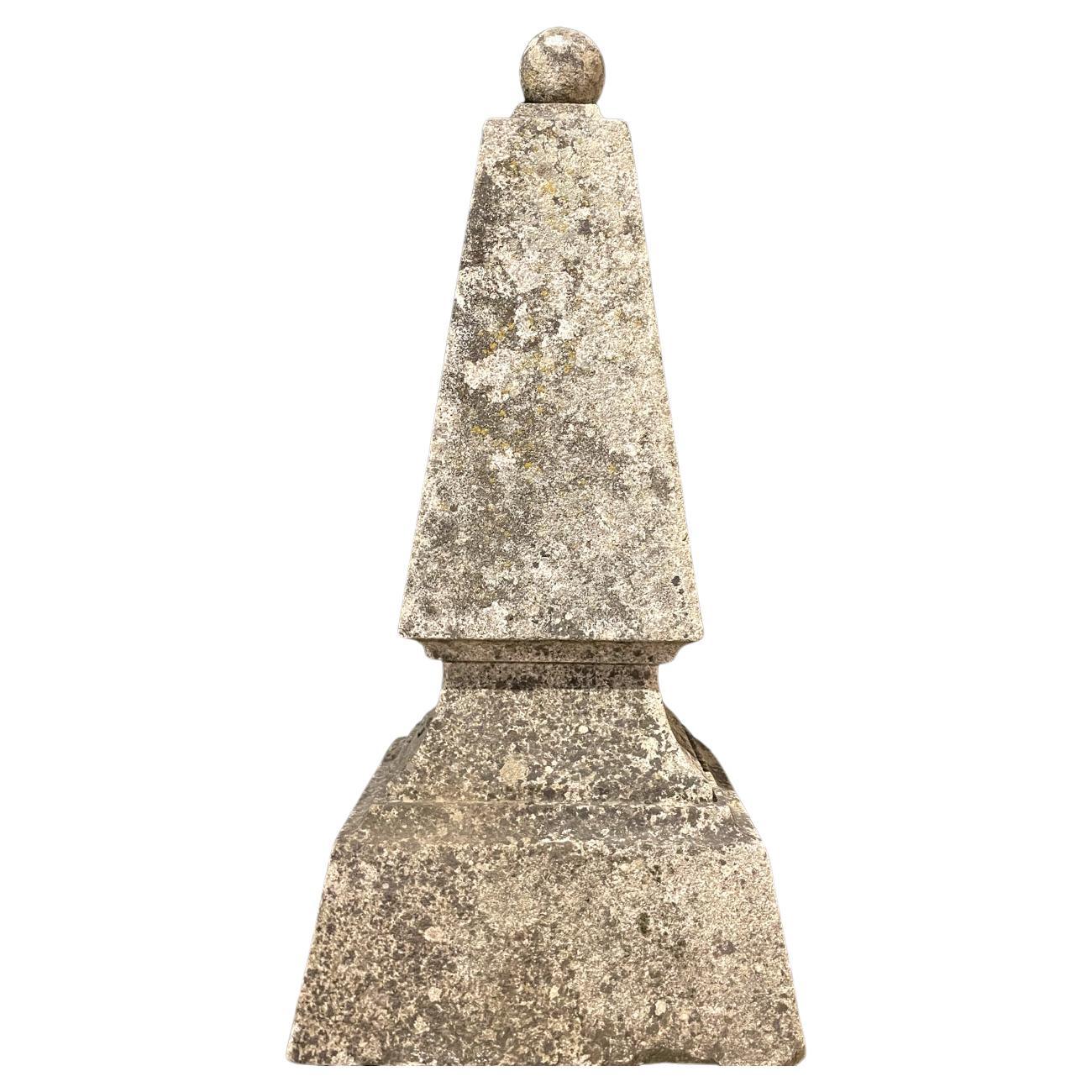 19th Century Granite Finials from Northern Cáceres Palace For Sale