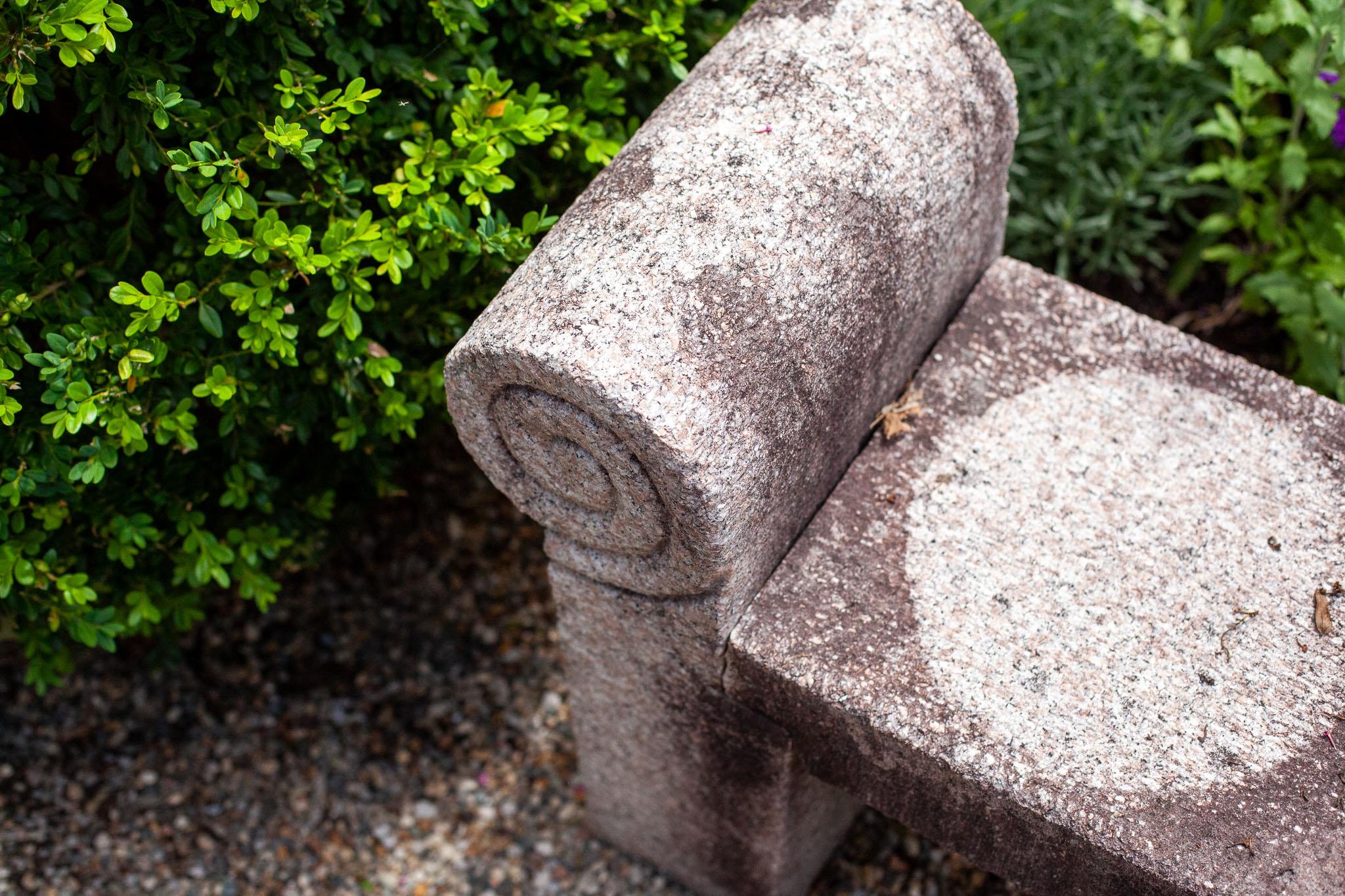 granite bench outdoor