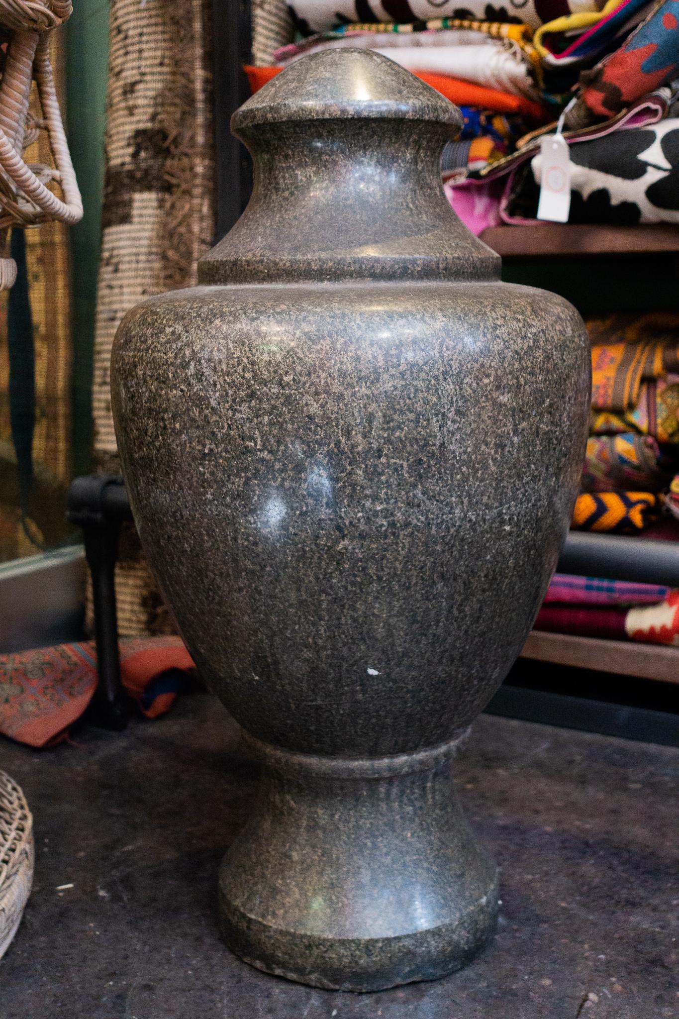 19th Century Granite Stone Grand Tour Style Decorative Vase For Sale 3