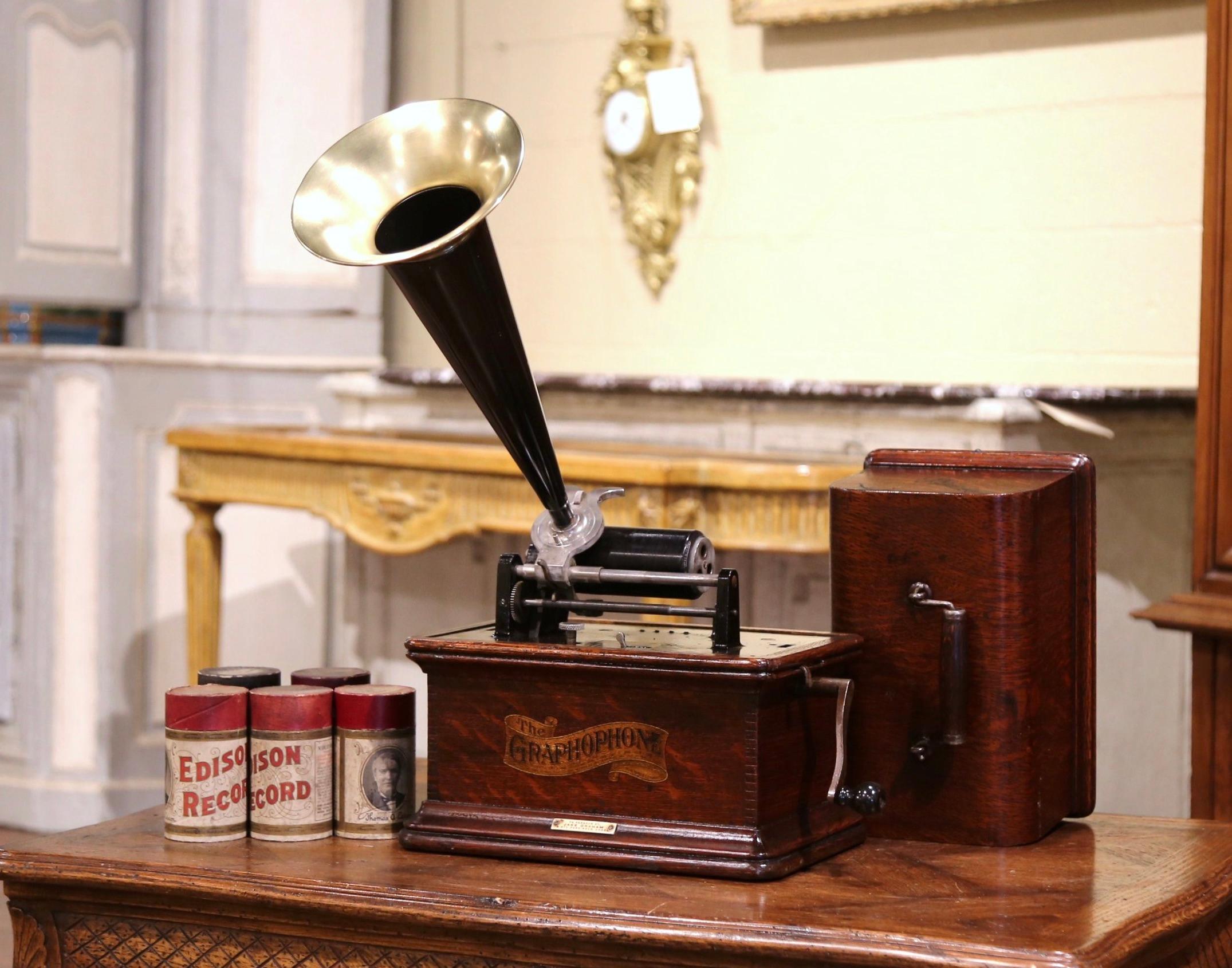 graphophone vs phonograph