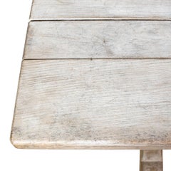 19th Century Gray Washed Dining Table