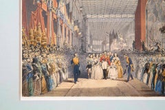 19th Century Great Exhibition of 1851 Print in Original Maple Frame