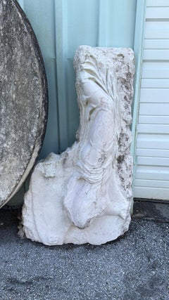 19th Century Greek Bas Marble Relief of Nike - Antique Wall Panel, Relief Décor