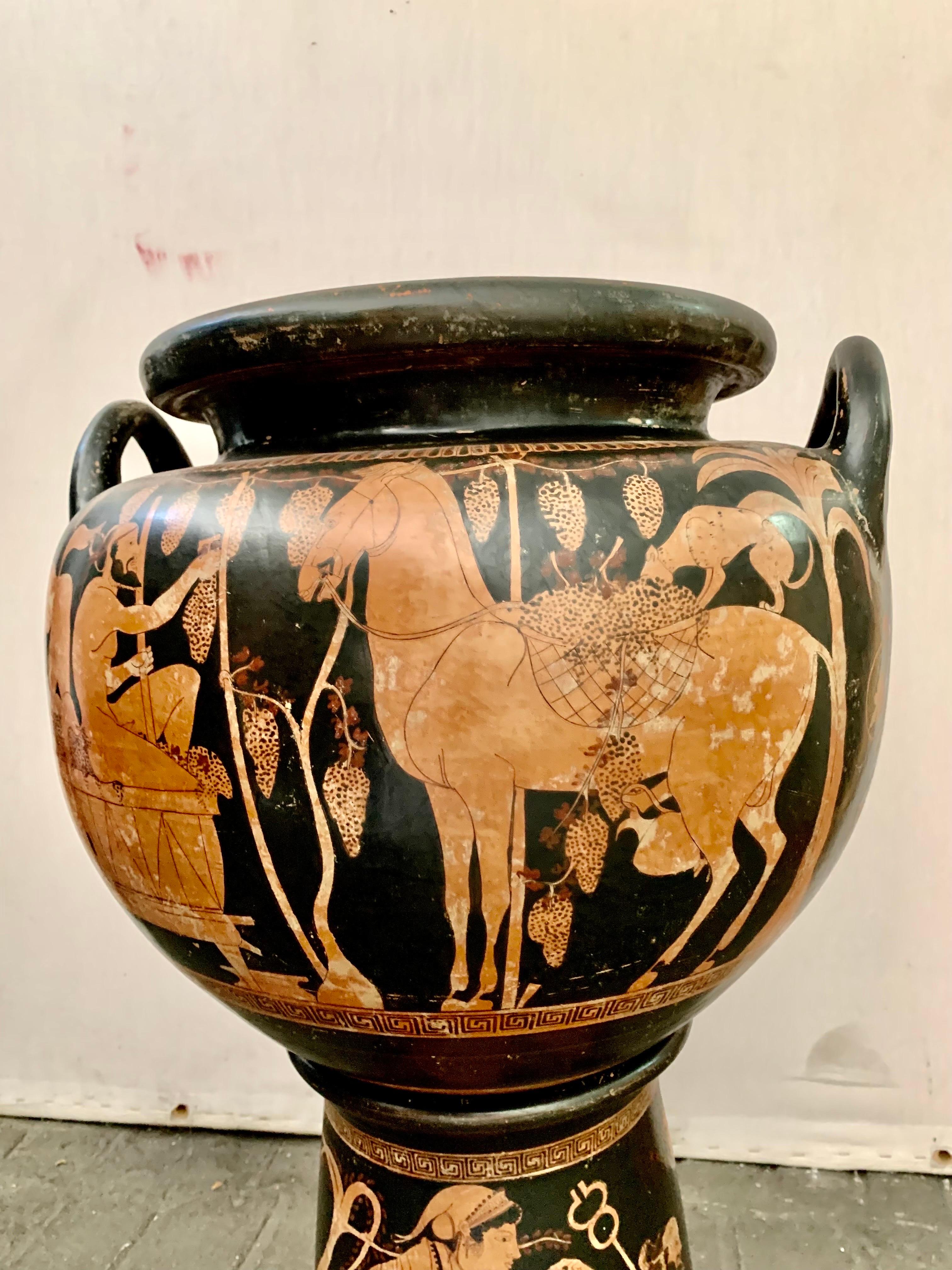 19. Jahrhundert  Griechische Gand-Turn-Vase „Lebes Gamikos“ im Angebot 6