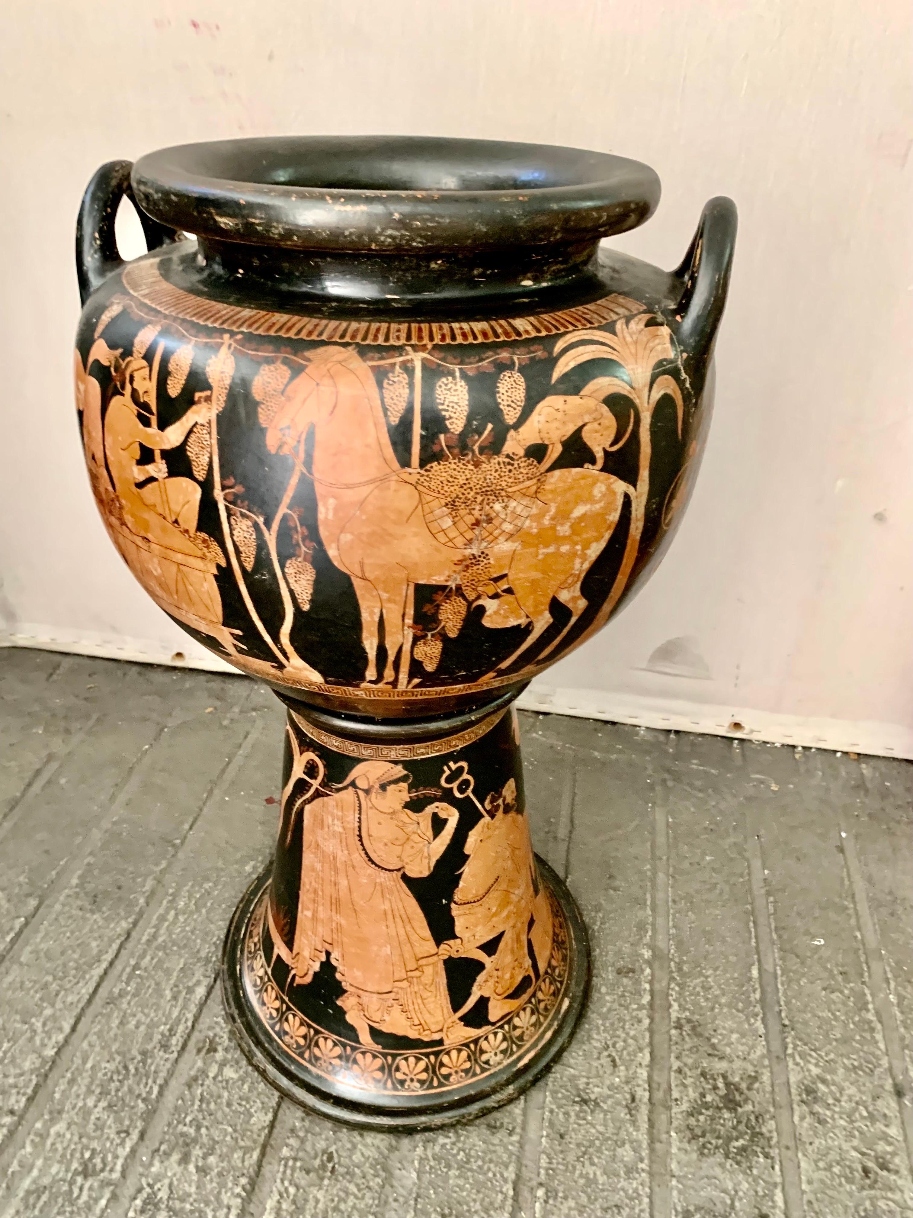 19. Jahrhundert  Griechische Gand-Turn-Vase „Lebes Gamikos“ im Angebot 7