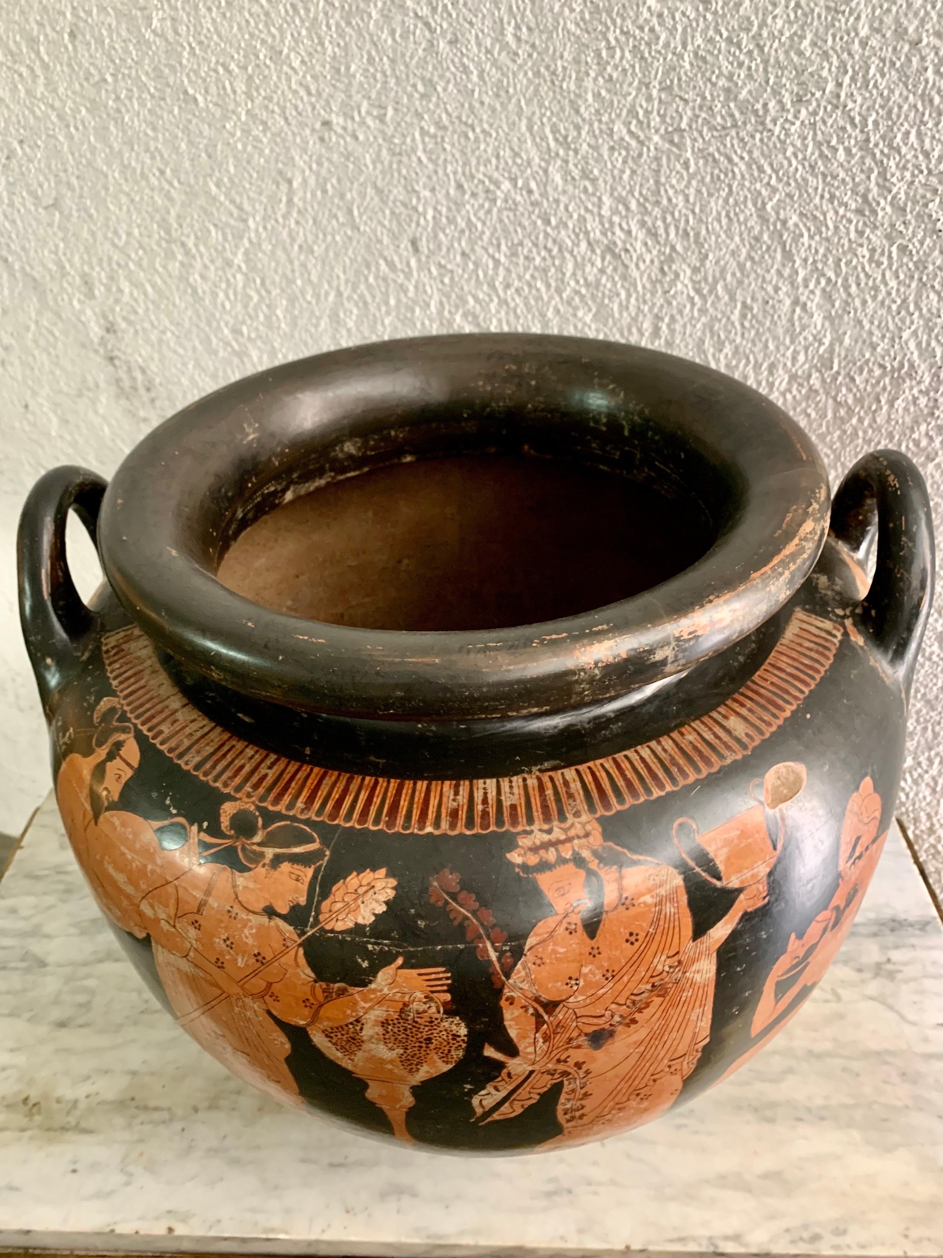 19. Jahrhundert  Griechische Gand-Turn-Vase „Lebes Gamikos“ im Angebot 9