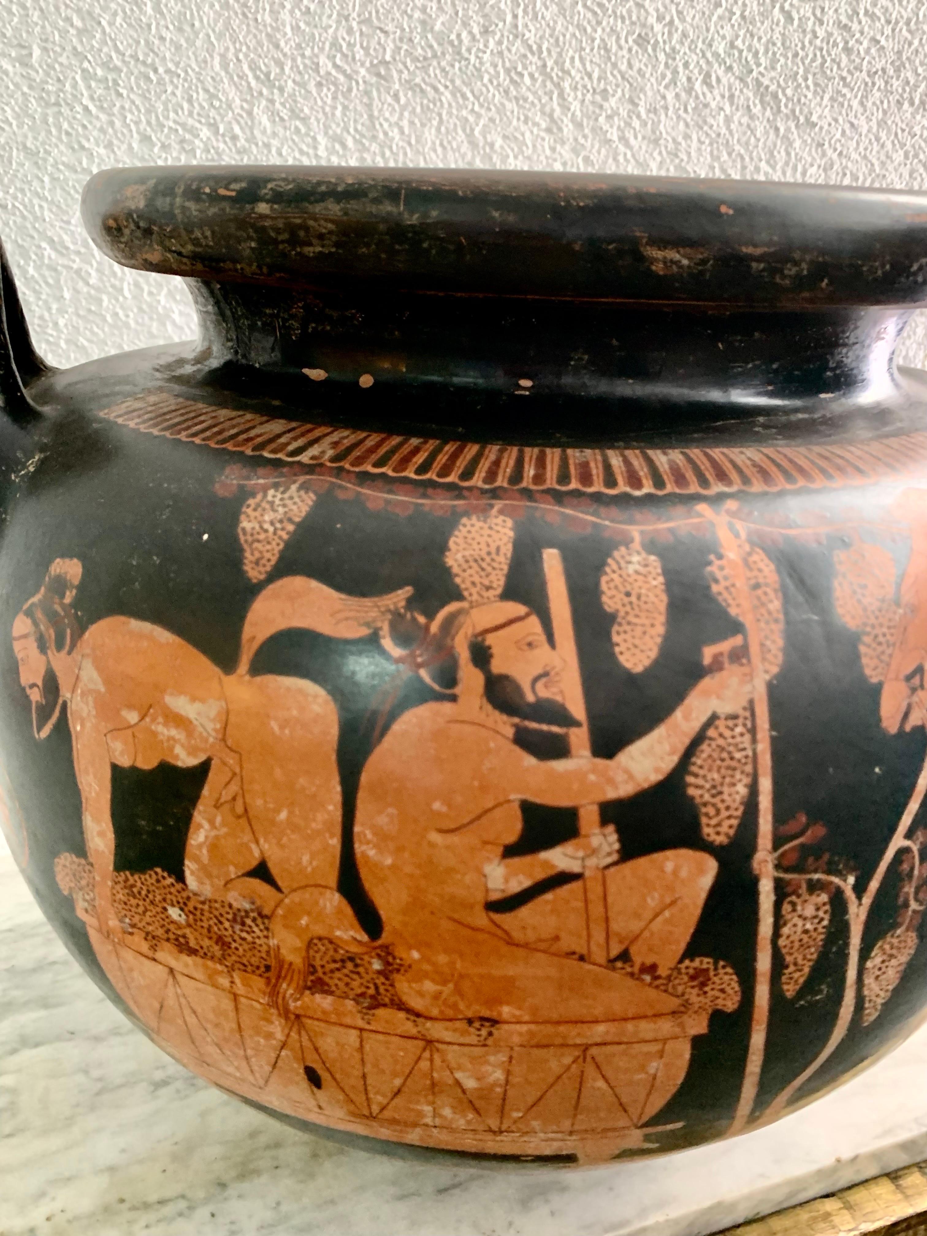 19. Jahrhundert  Griechische Gand-Turn-Vase „Lebes Gamikos“ im Angebot 11