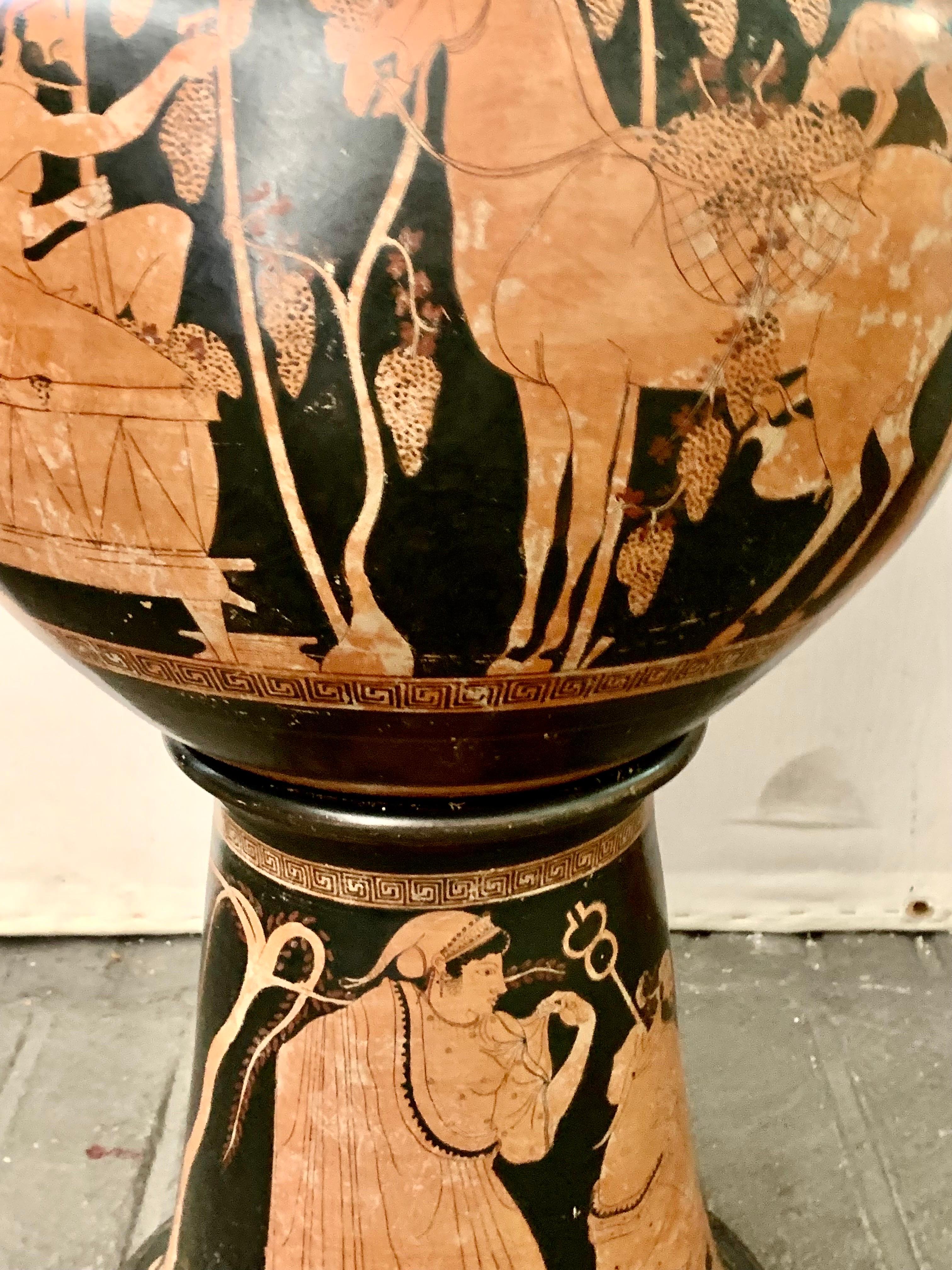 Clay 19th Century  Greek Gand Tour Vase 