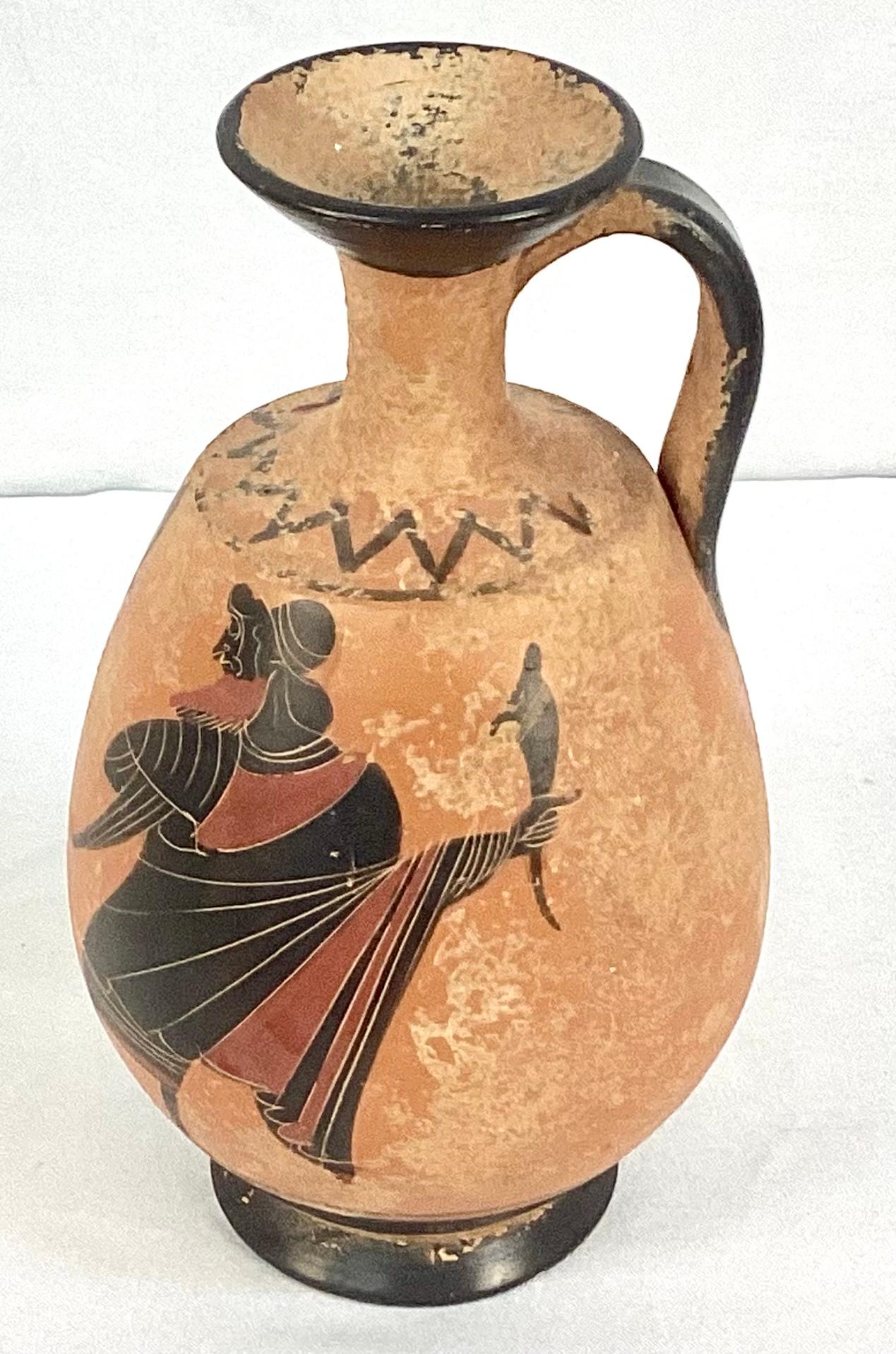 Terracotta Brocca in ceramica greca Grand Tour del XIX secolo in vendita