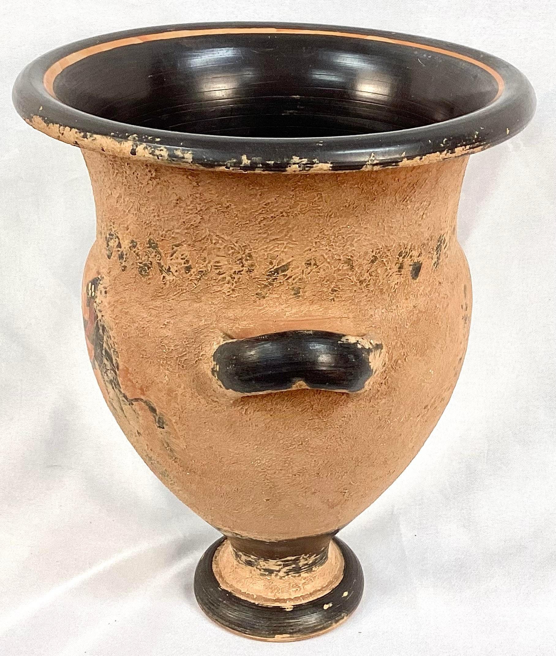 19th Century Greek Grand Tour Terracotta Jar For Sale 3