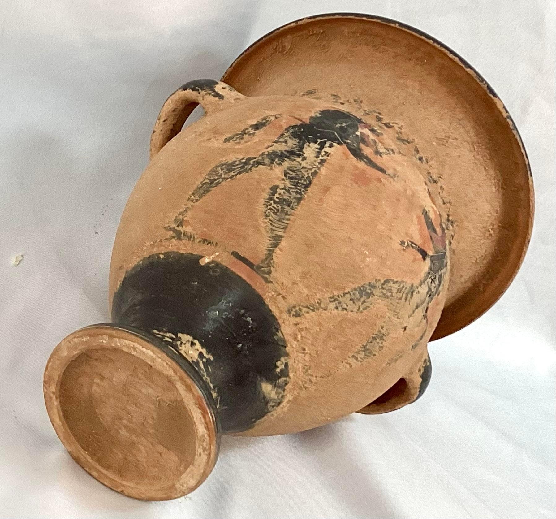 19th Century Greek Grand Tour Terracotta Jar For Sale 4