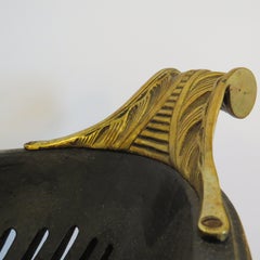 19th Century Greek  Iron Centerpiece with Brass Decoration