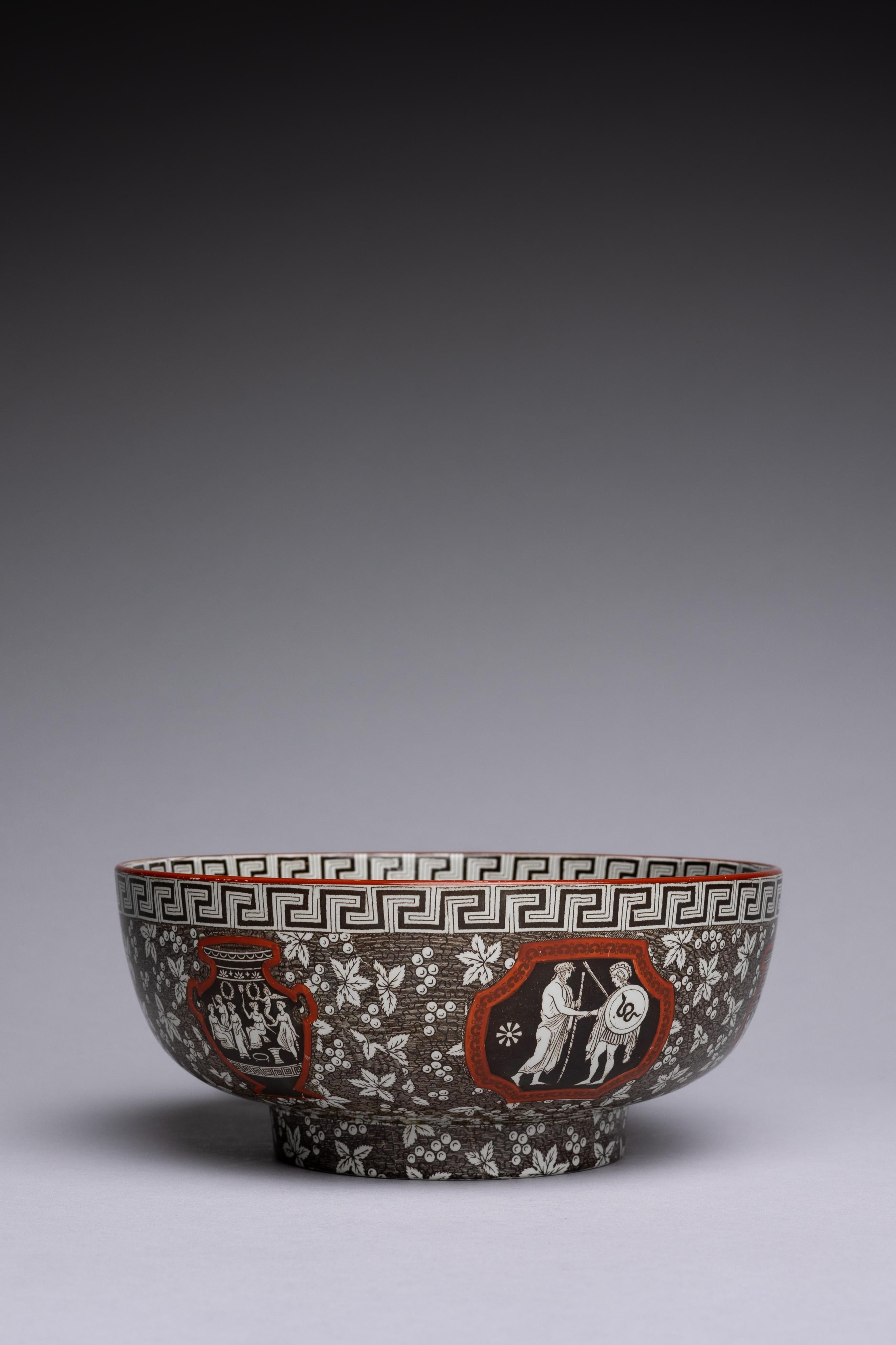 Neoclassical Revival 19th Century Greek Revival Copeland Spode Bowl For Sale