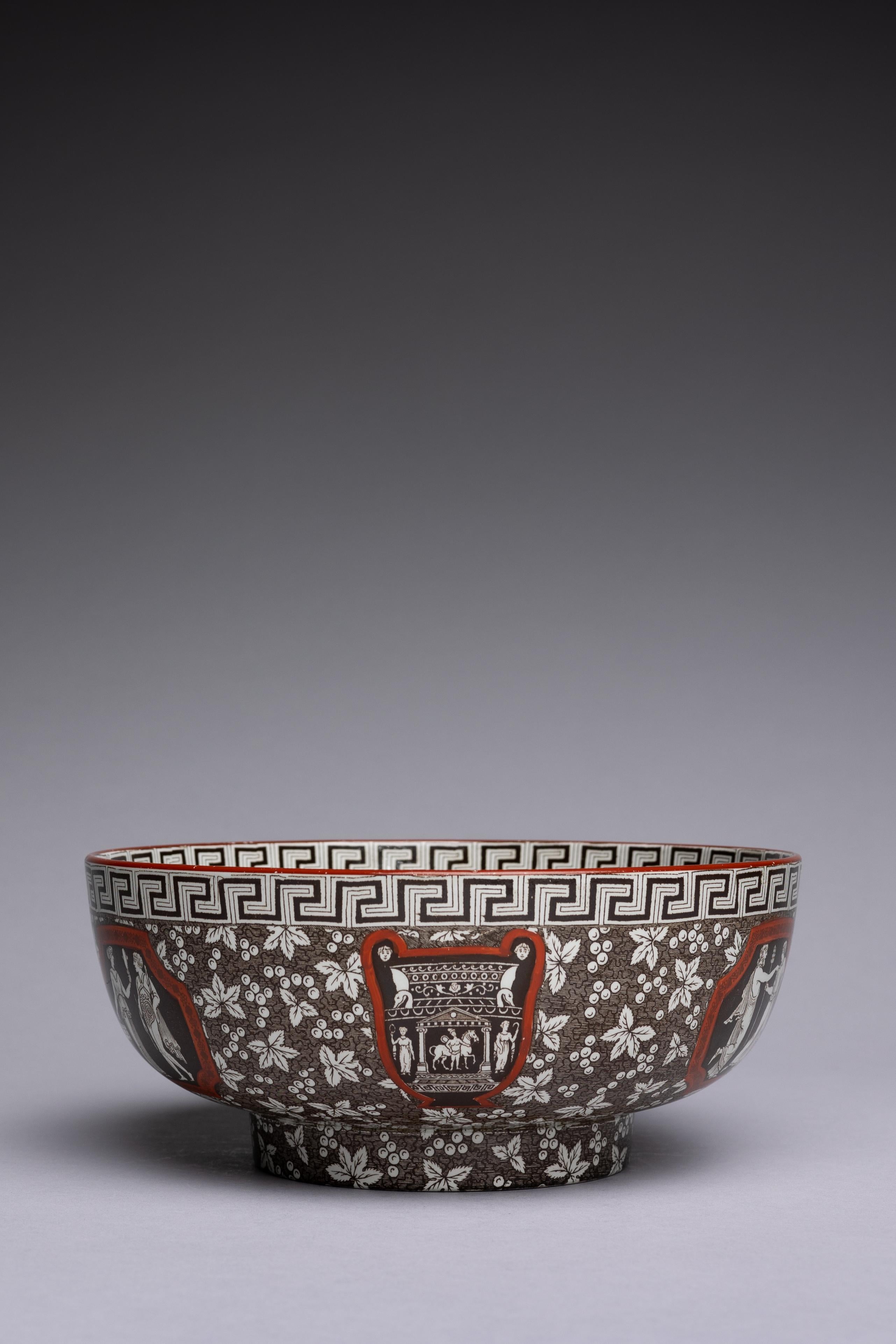 19th Century Greek Revival Copeland Spode Bowl In Excellent Condition For Sale In Fort Lauderdale, FL