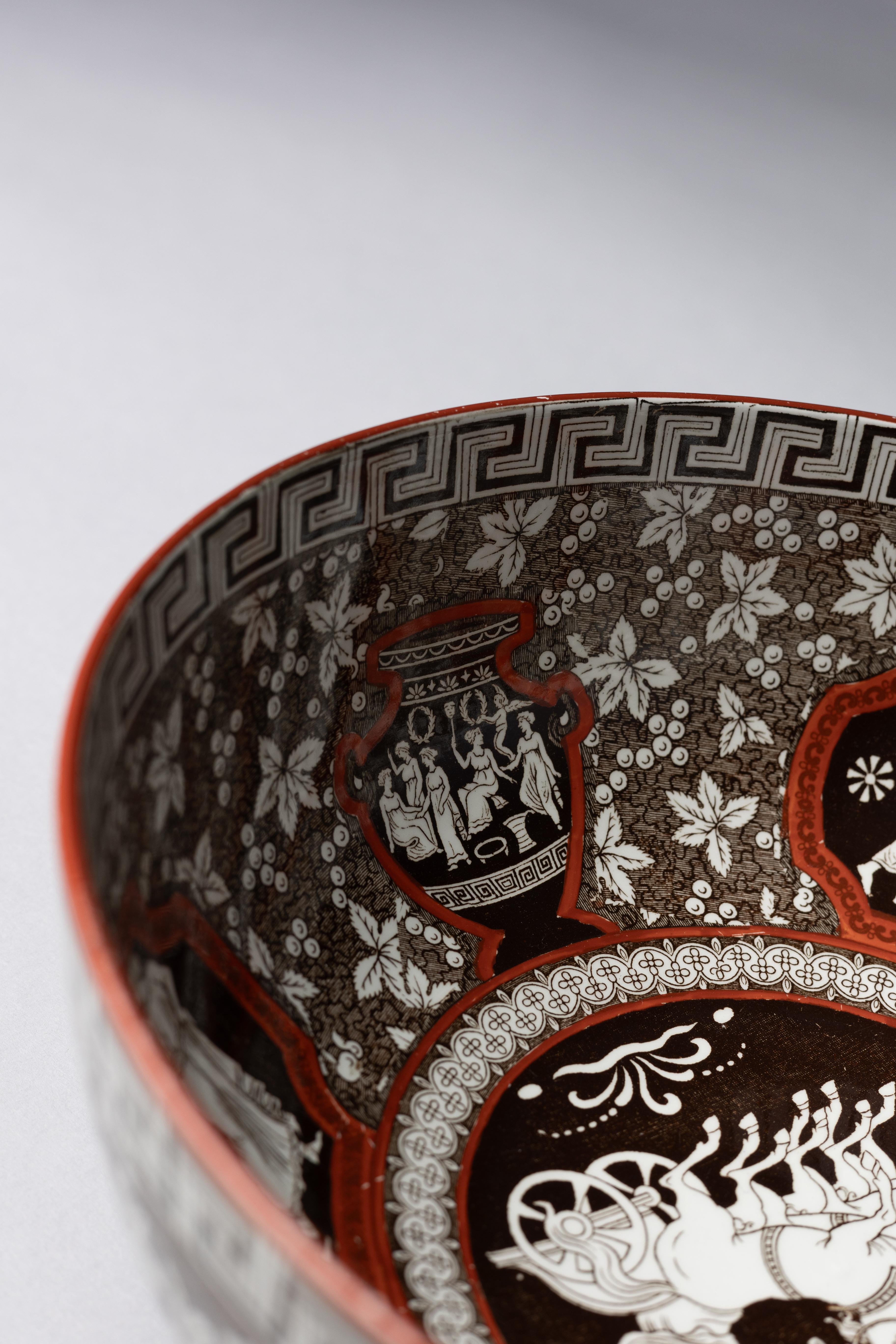 19th Century Greek Revival Copeland Spode Bowl For Sale 2