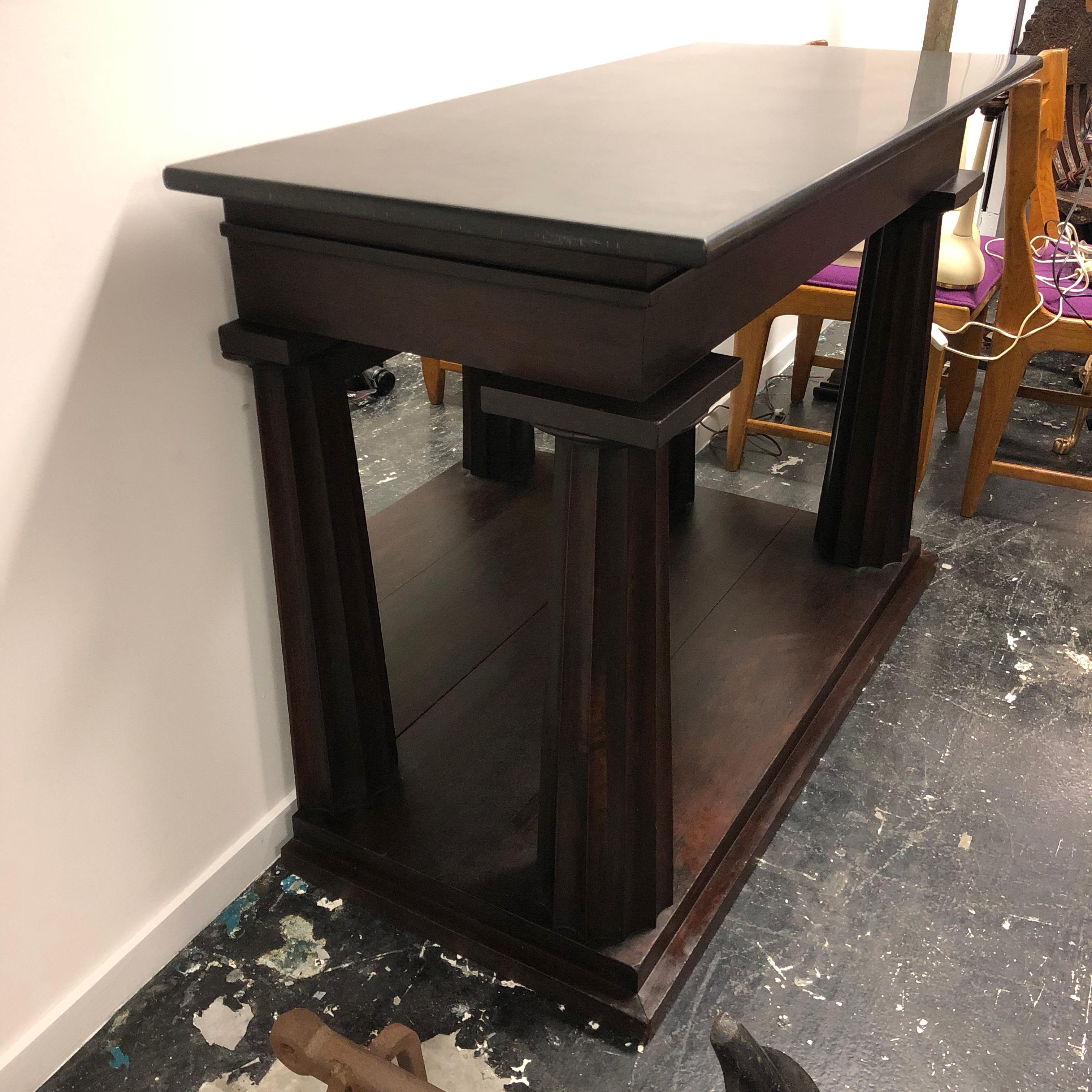19th Century Greek Revival Style Console Table 1