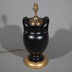 19th Century Volute Krater Table Lamp
