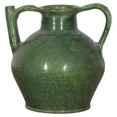 19th Century Green Glazed Water Pot