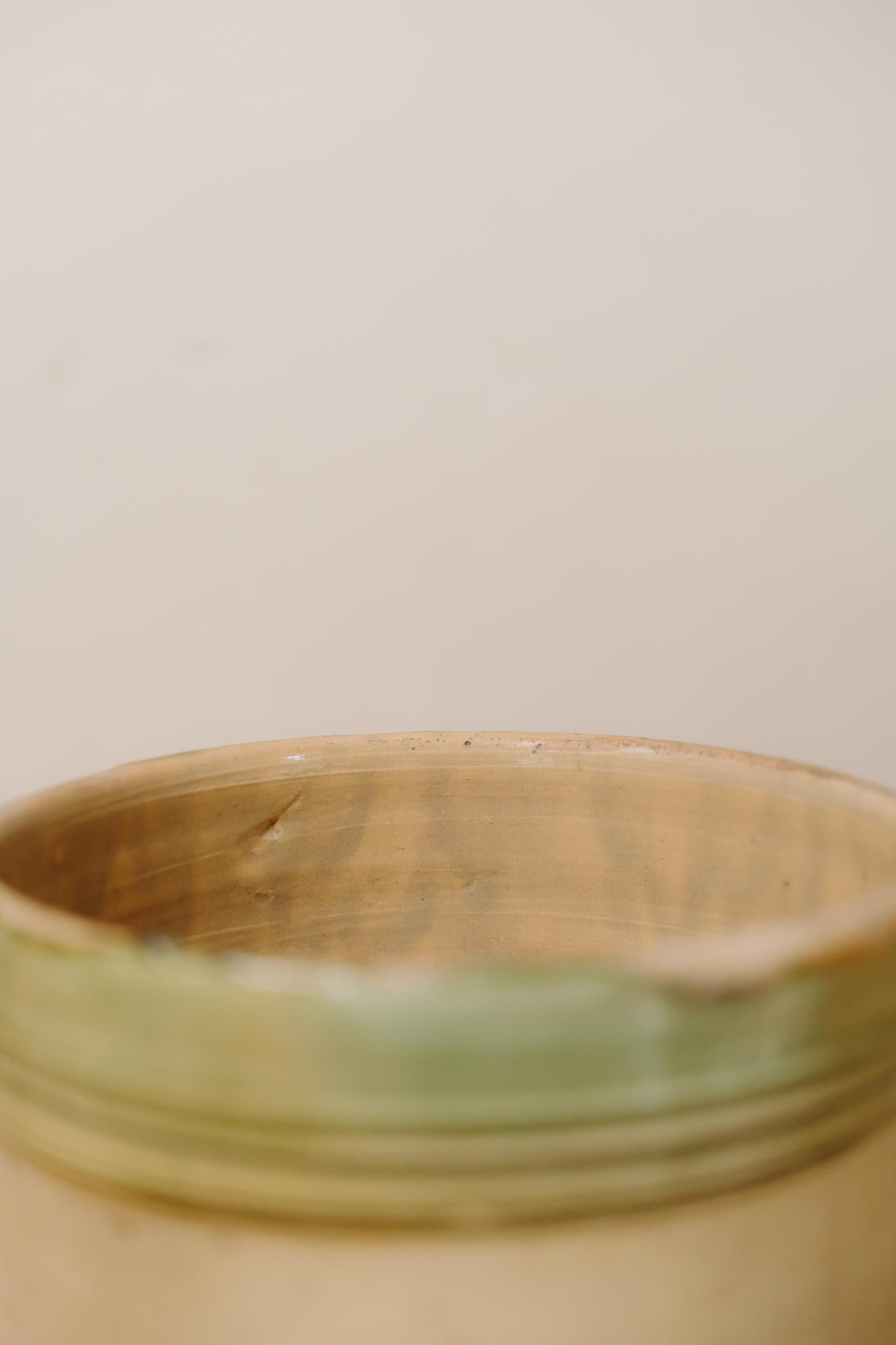 19th century greenglazed terra cotta vases For Sale 4