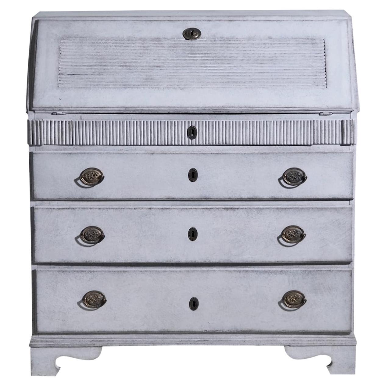 Swedish 19th Century Desk Gustavian Pine Petite Writing Table at 1stDibs