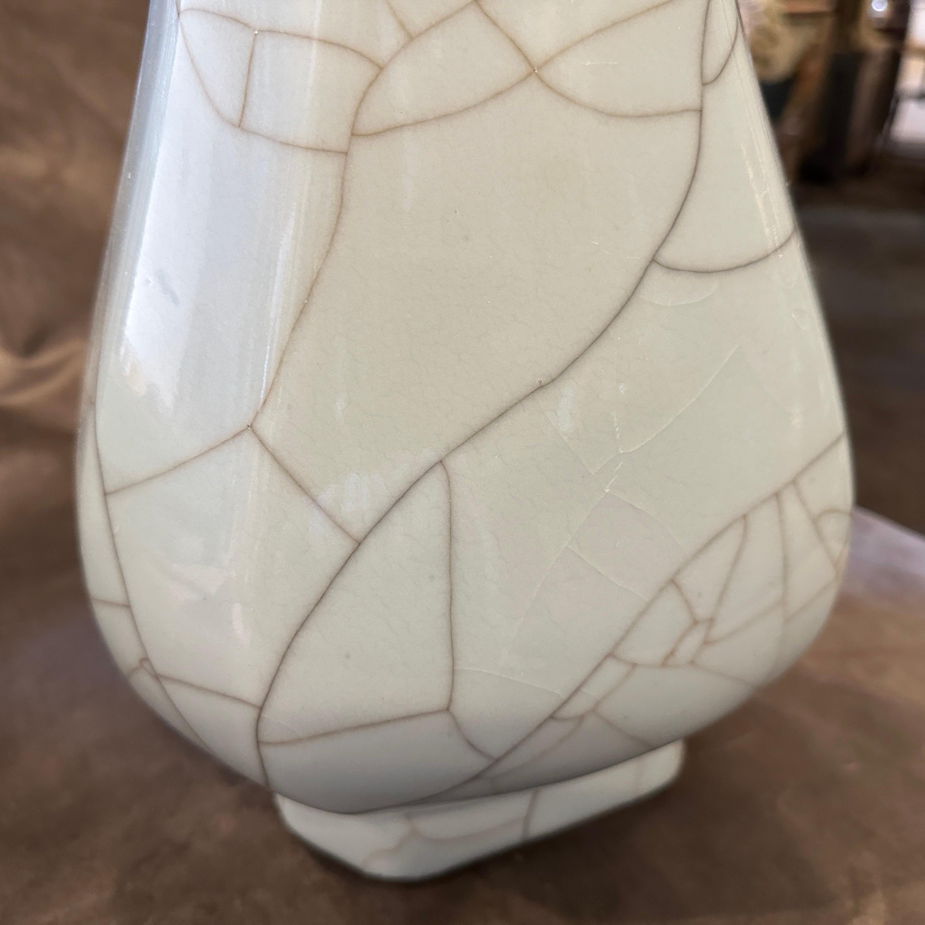 19th Century Greyish Celadon Glazed Chinese Porcelain Vase For Sale 7