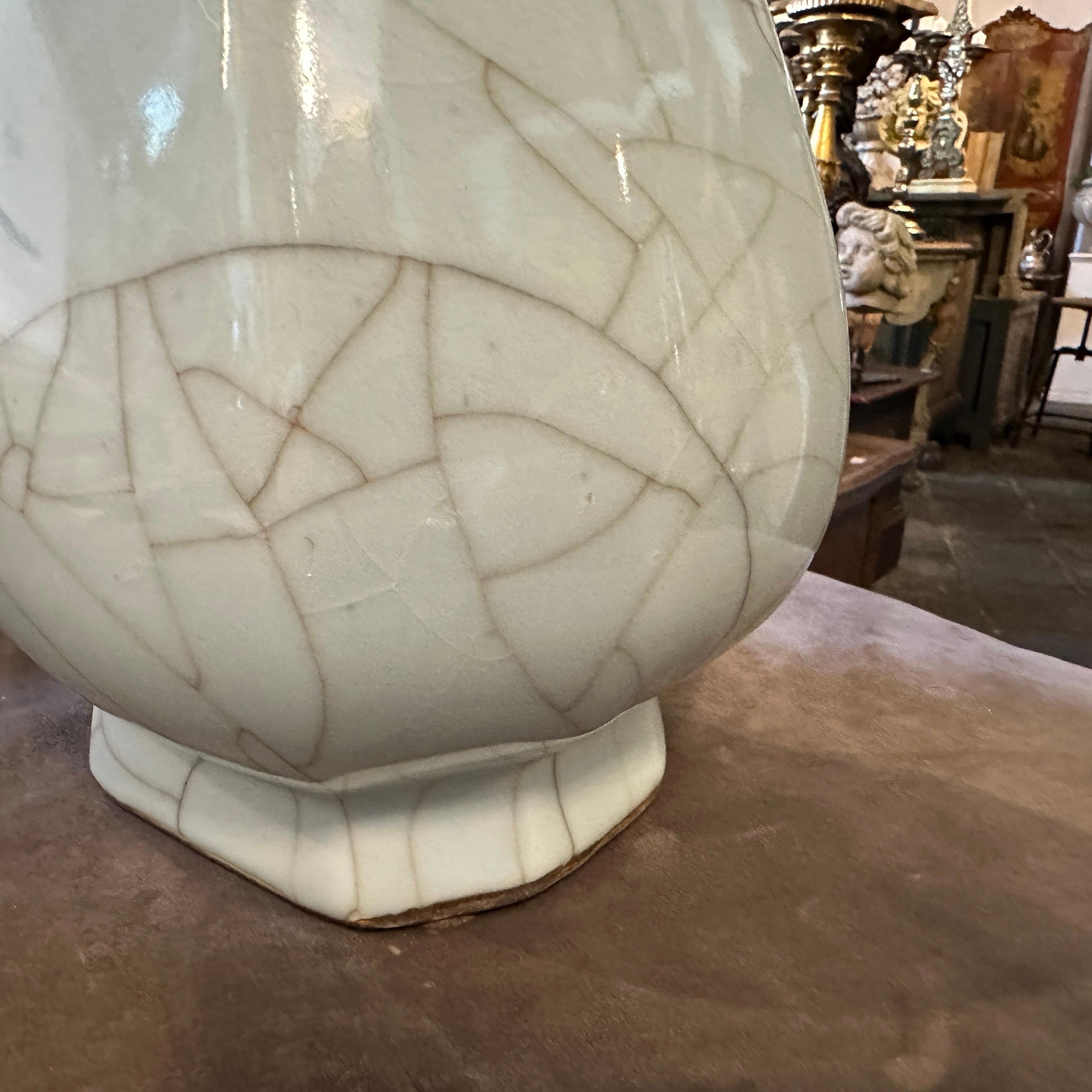 19th Century Greyish Celadon Glazed Chinese Porcelain Vase For Sale 5