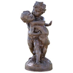 19th Century, Group of Love Intertwined Cast Iron